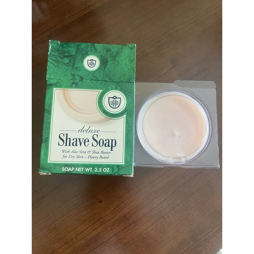 Van Der Hagen Deluxe Shave Soap For Dry Skin Heavy Beard 2.5 oz